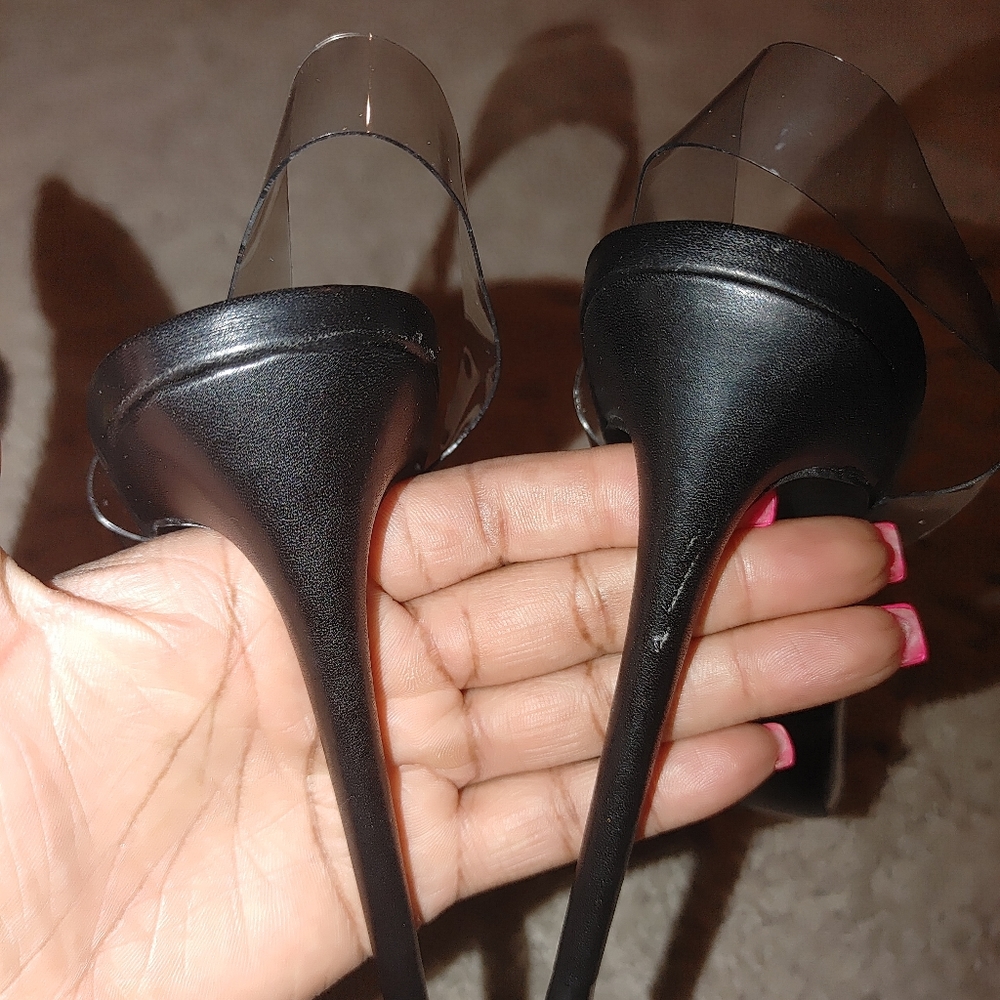 Clear Rhinestone Heel - Picture 4 of 7